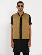 DOWNTOWN WAISTCOAT - LOOK- CAMEL view 3