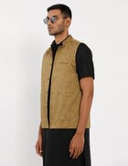 DOWNTOWN WAISTCOAT - LOOK- CAMEL view 4