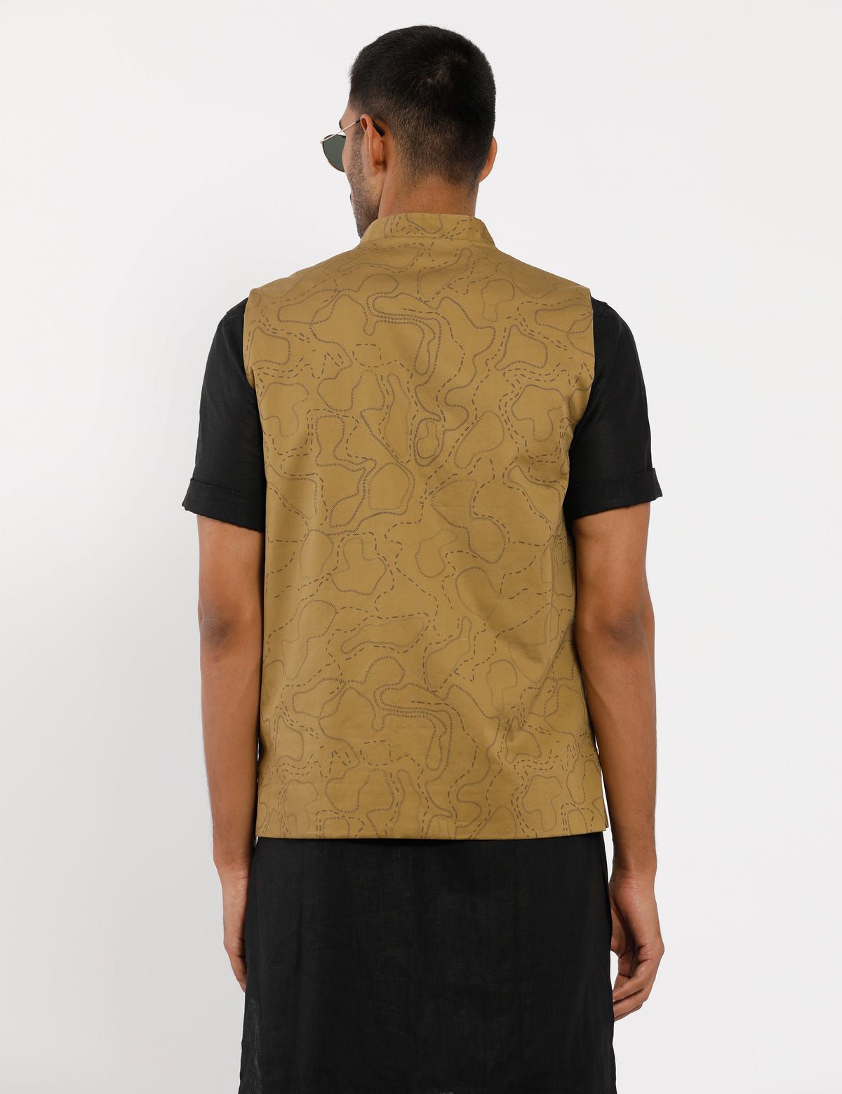 DOWNTOWN WAISTCOAT - LOOK- CAMEL - image 5