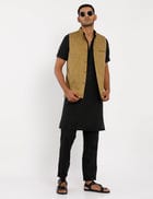 DOWNTOWN WAISTCOAT - LOOK- CAMEL view 6