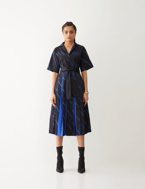SON OF A NOBLE - SNOB — MONACO DRESS - BLACK