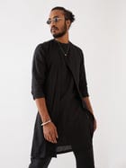 JOSE KURTA  - BLACK view 5