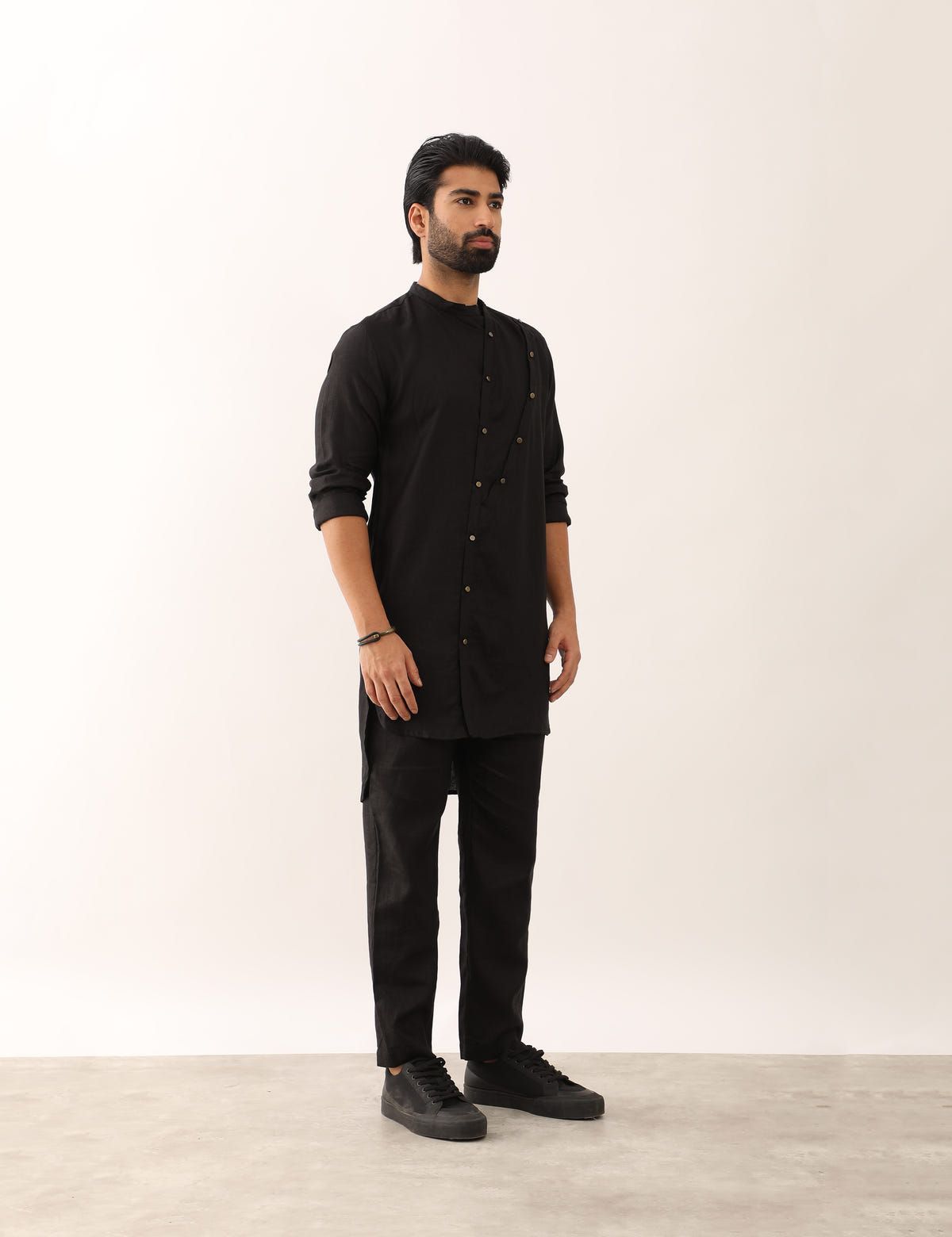 AADI  KURTA SET - BLACK - image 3