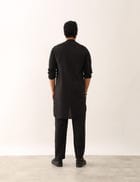 AADI  KURTA SET - BLACK view 4