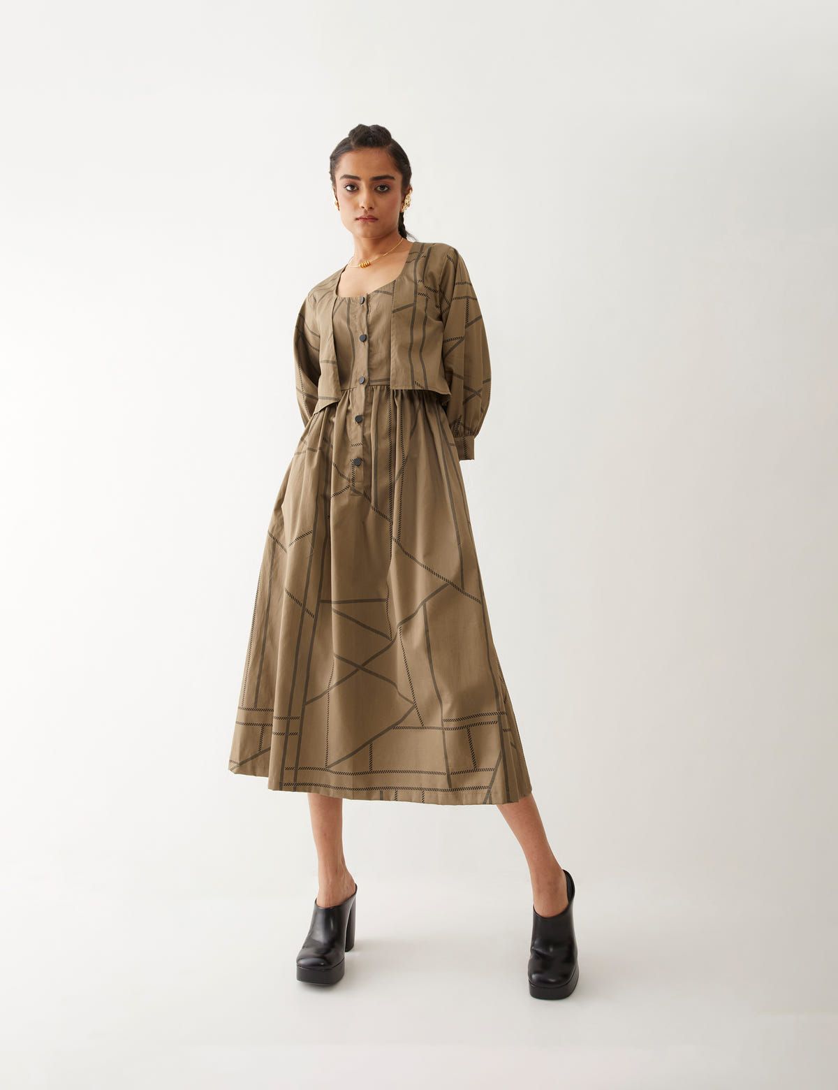BONOBO DRESS - MUSHROOM - image 1