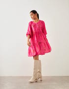 ADDISON DRESS - LILY PINK view 1