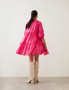 ADDISON DRESS - LILY PINK view 5