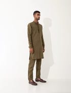 GENO KURTA SET  - BROWN view 4