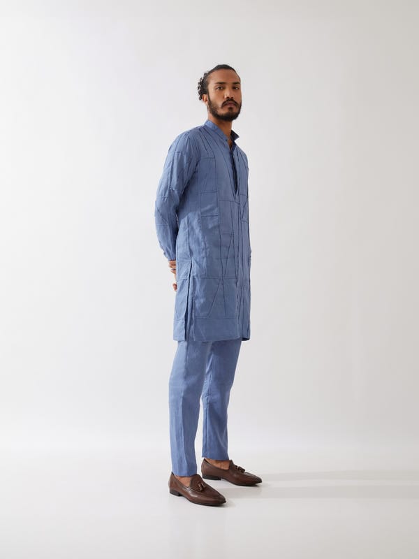 SON OF A NOBLE - SNOB — LEBI KURTA - BLUE