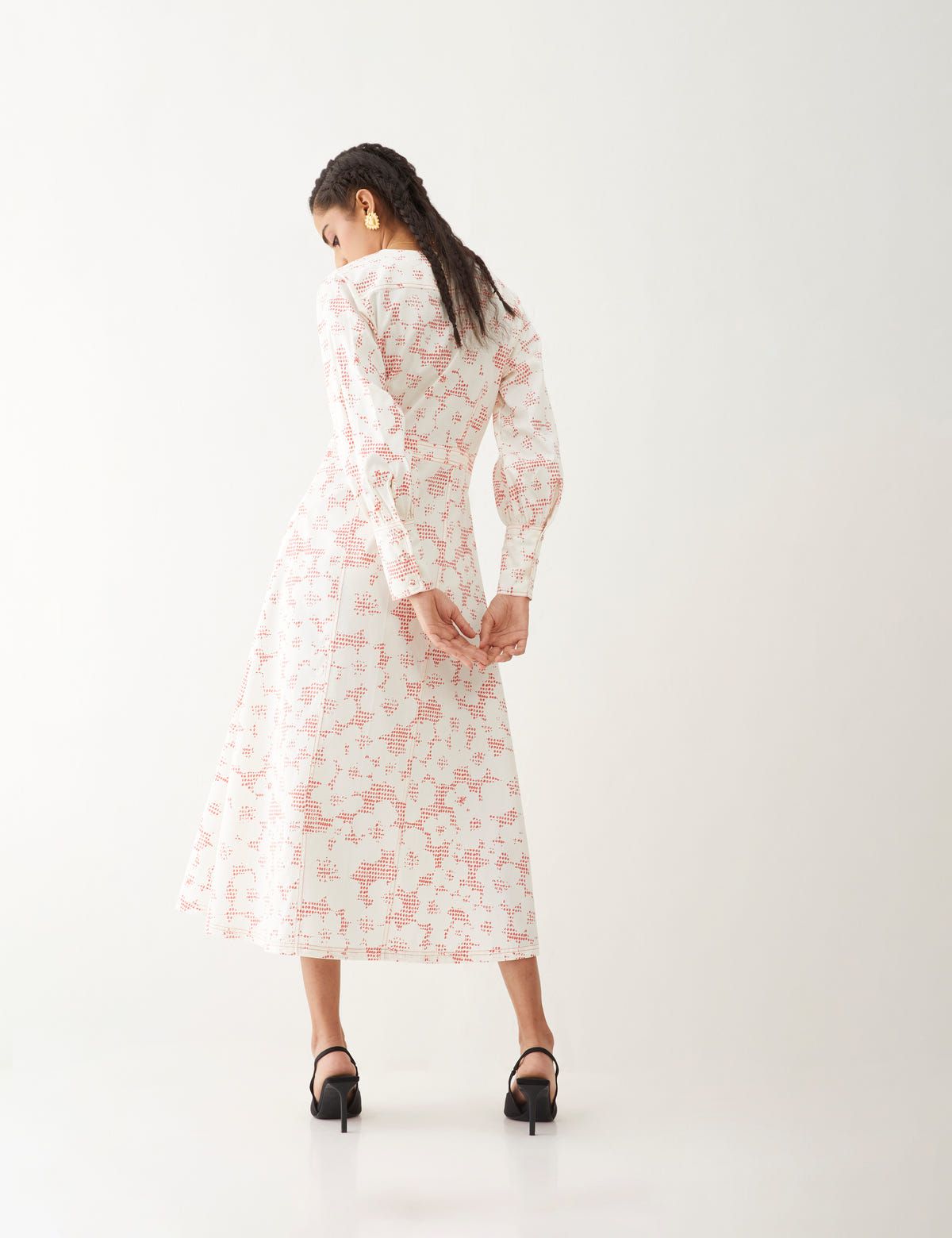 INNIS DRESS - OFF WHITE - image 3