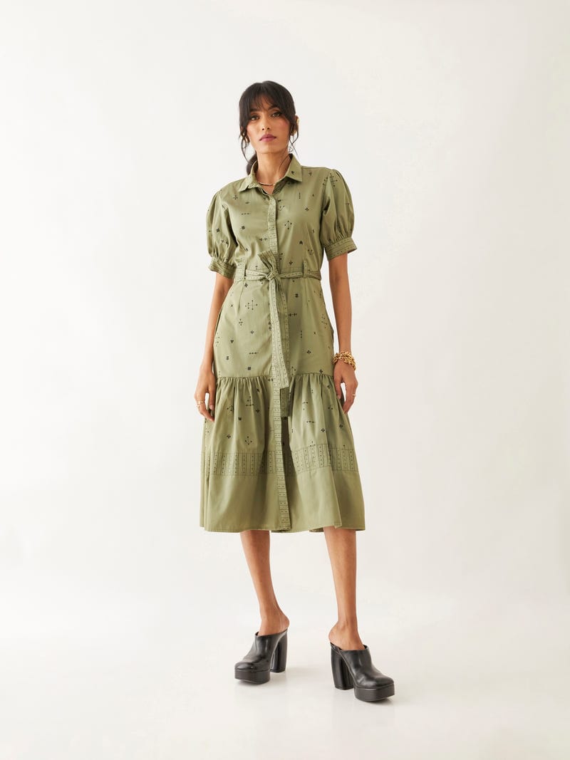 LENI DRESS - SAGE
