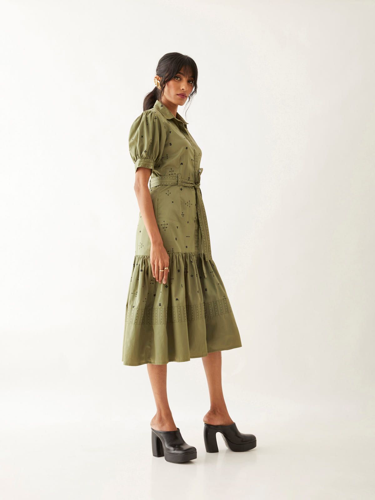 LENI DRESS - SAGE - image 2
