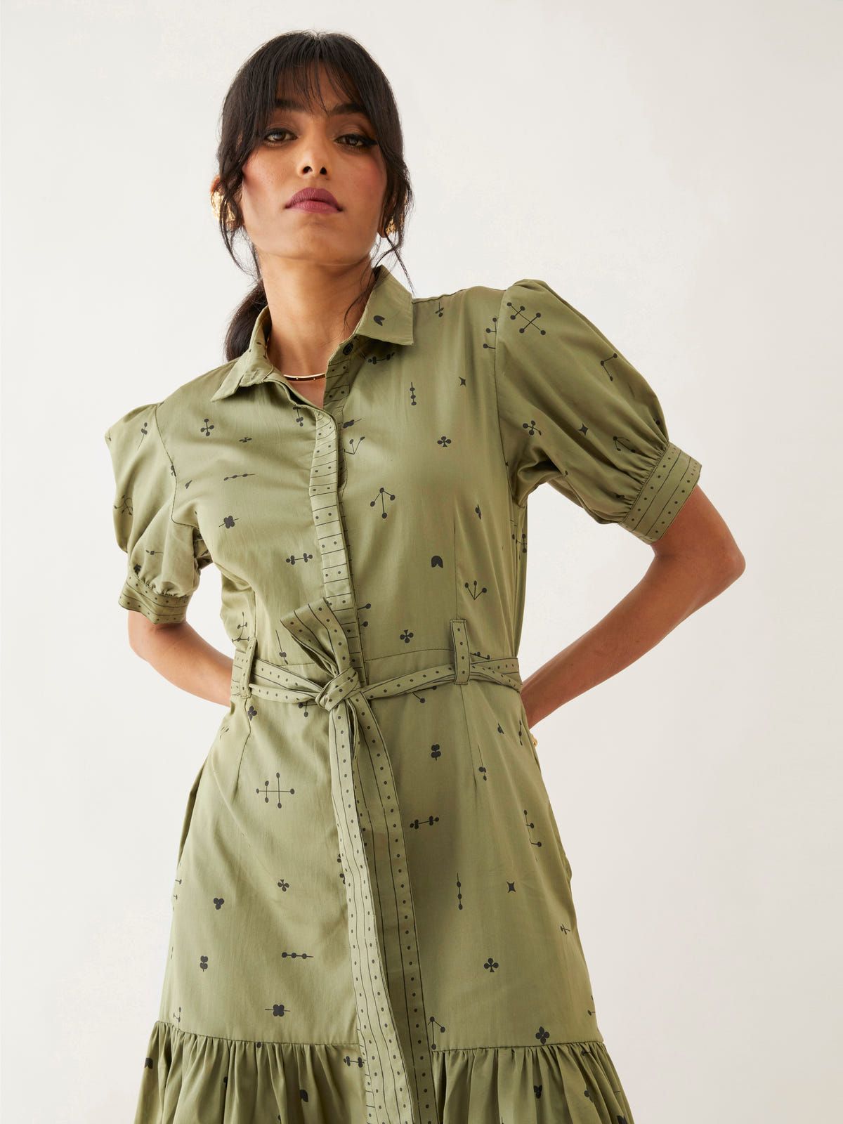 LENI DRESS - SAGE - image 5