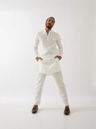 LEBI KURTA SET - WHITE view 5