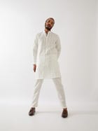 LEBI KURTA SET - WHITE view 6