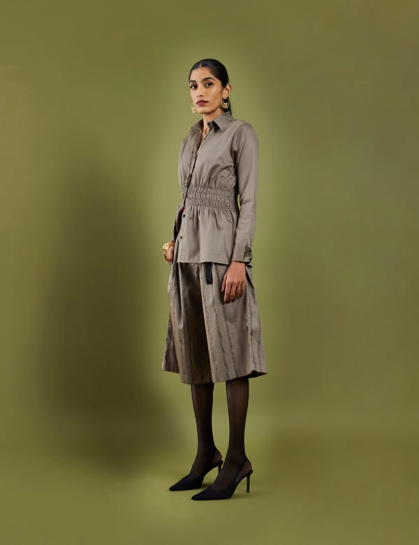SON OF A NOBLE - SNOB — CAMI SET - ASH GREY