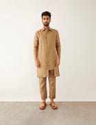 ZEND - KURTA - KHAKI view 2