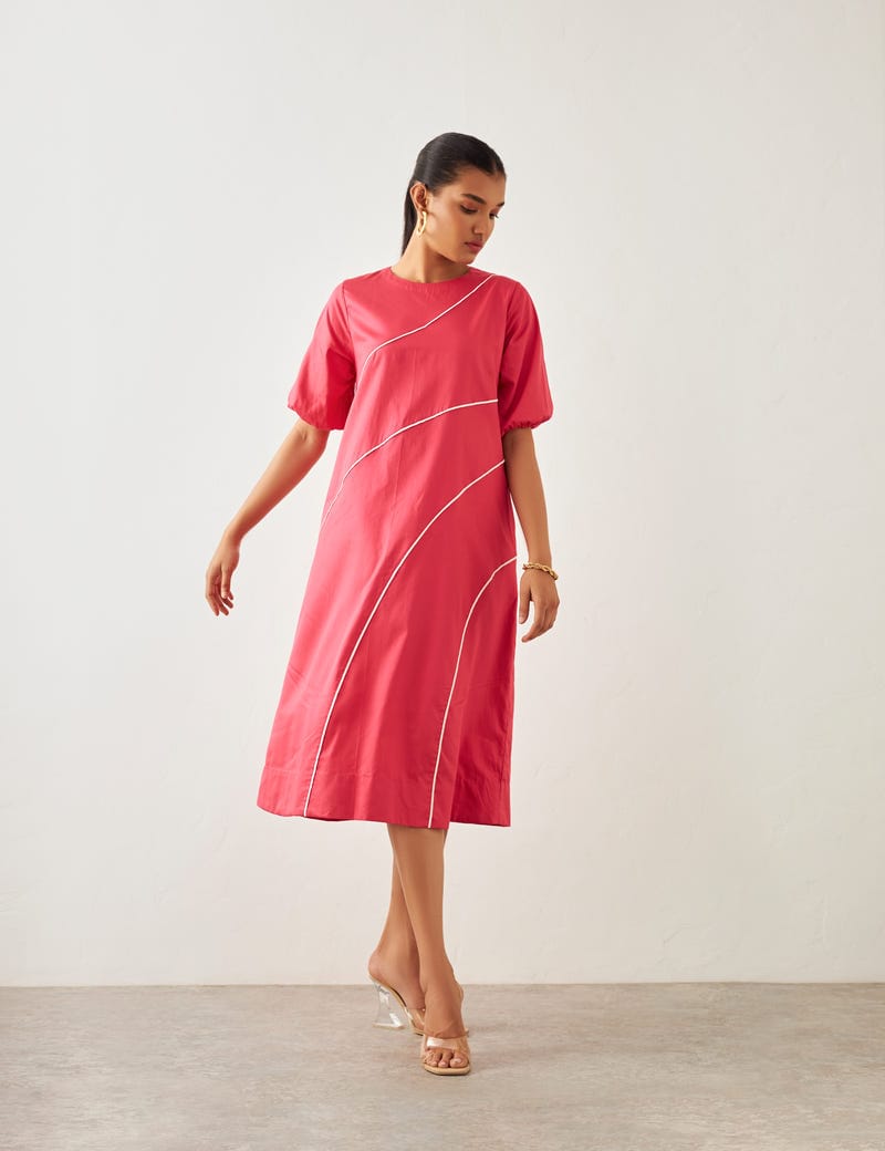 CHELSEA DRESS - ROSE