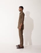 AARIS BIAS SHIRT - BROWN view 3