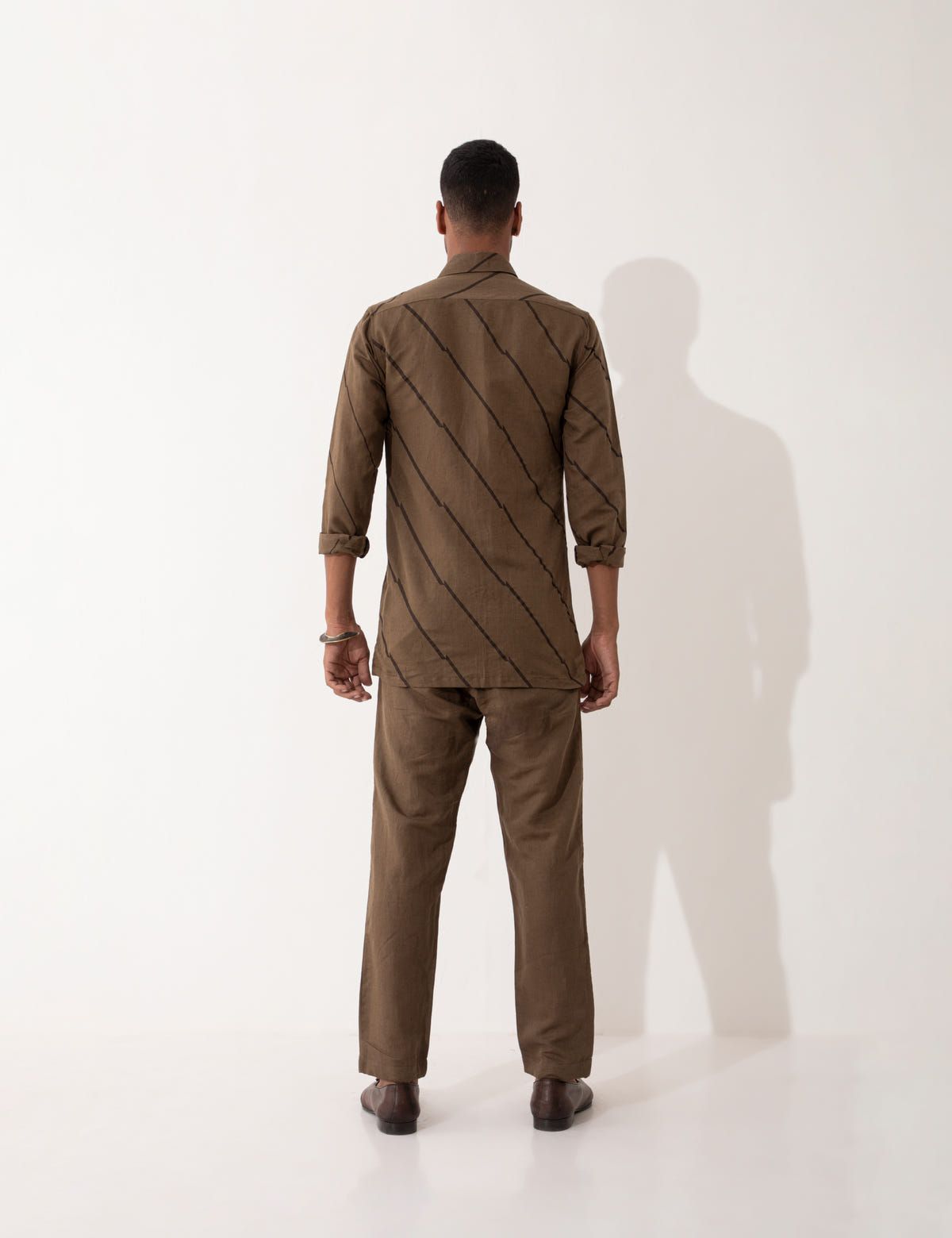 AARIS BIAS SHIRT - BROWN - image 4