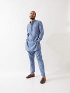 LUKA DOMINOS KURTA SET - BLUE view 1