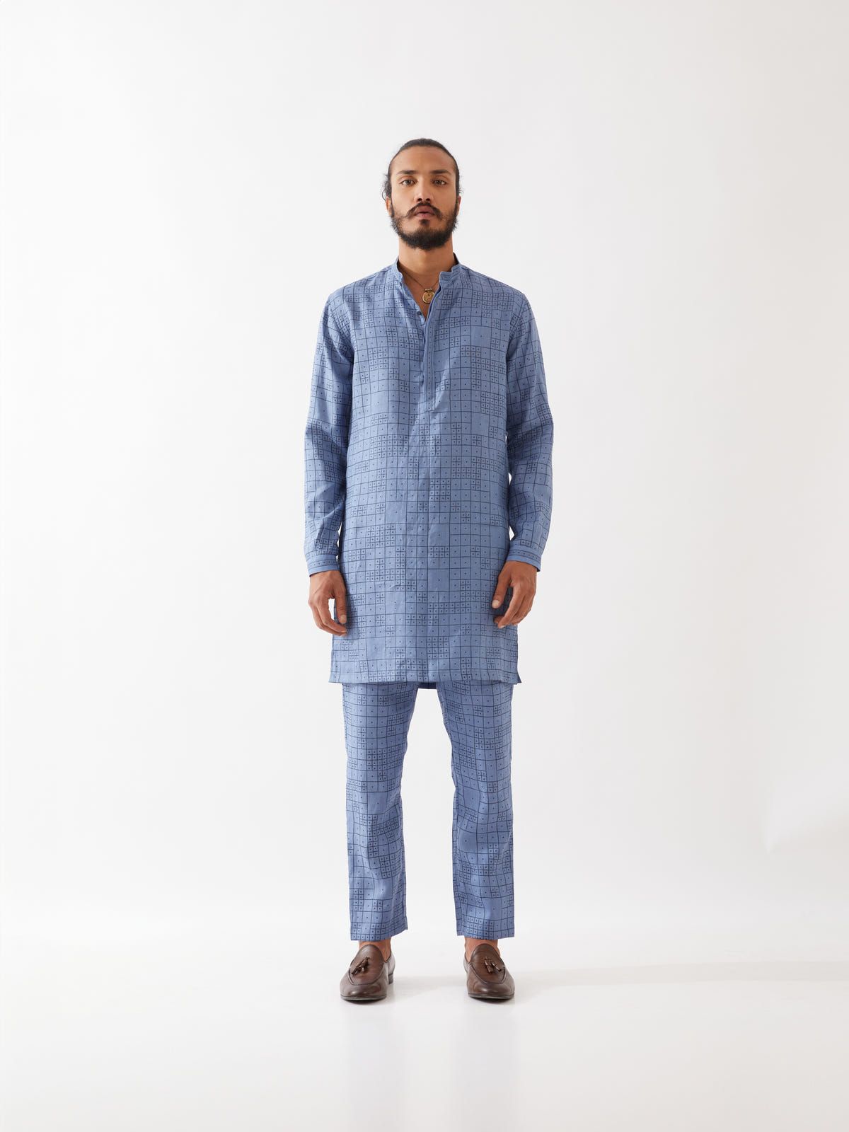 LUKA DOMINOS KURTA SET - BLUE - image 2