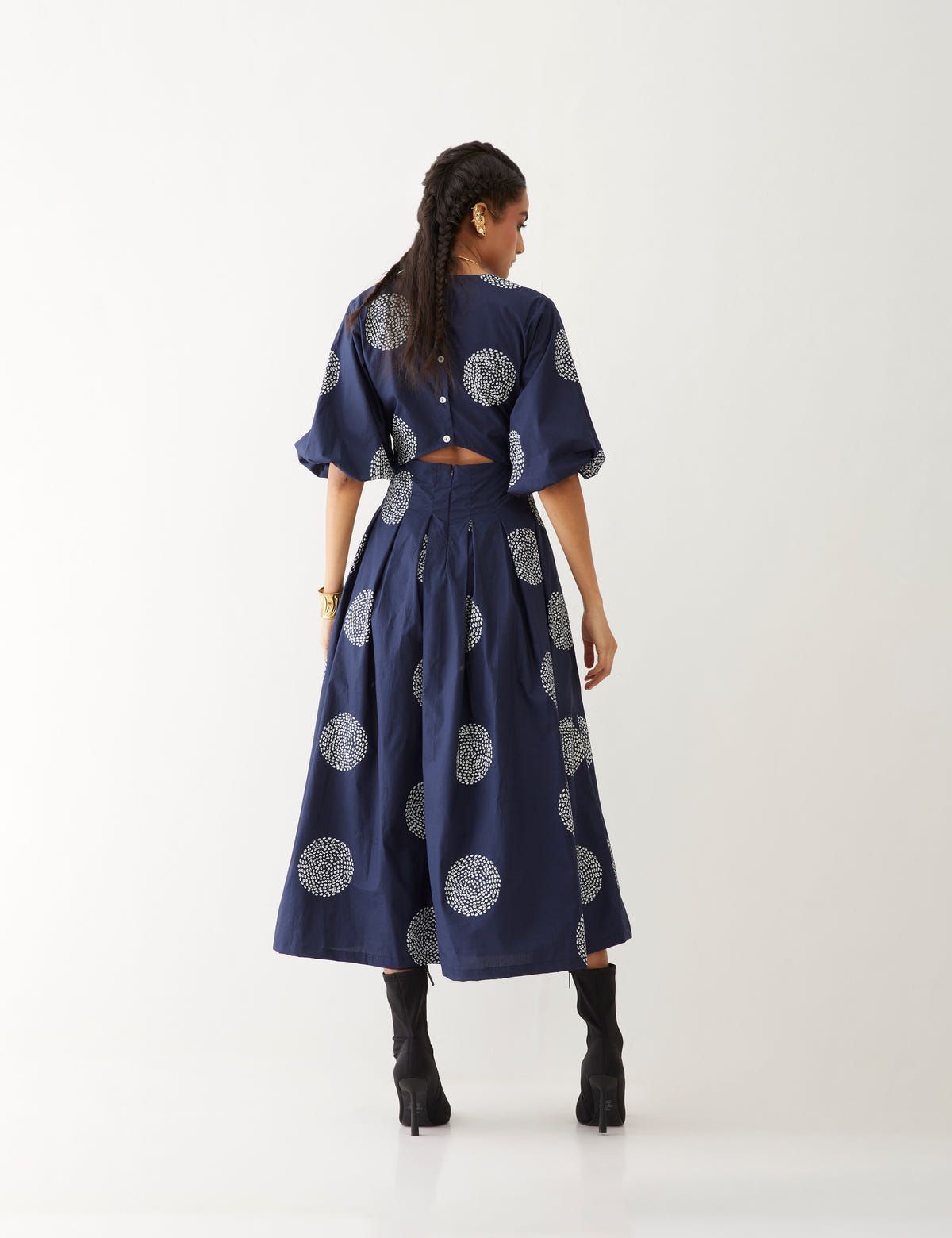 BECCA DRESS - NAVY - image 3