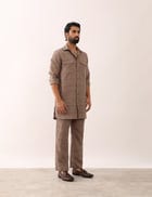 KARAN SADDLE SHIRT - STONE view 3