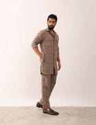 KARAN SADDLE SHIRT - STONE view 5