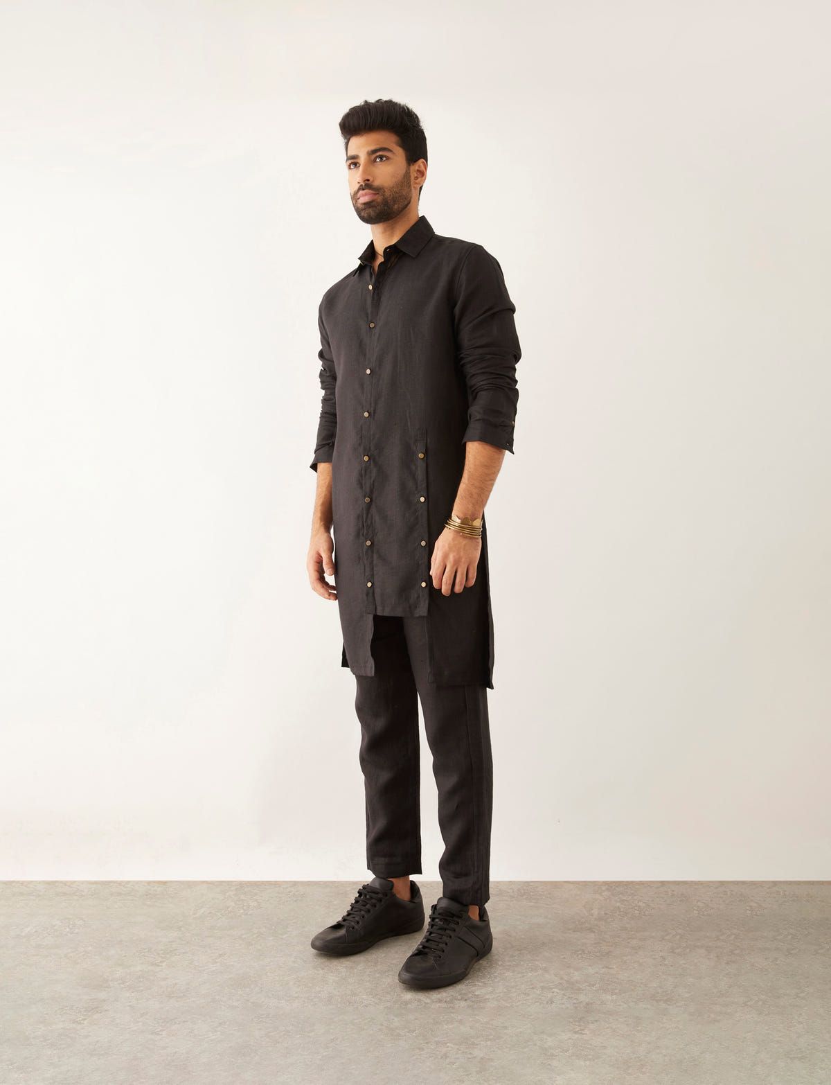 ZEND - KURTA - BLACK - image 3