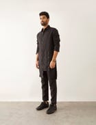 ZEND - KURTA - BLACK view 3
