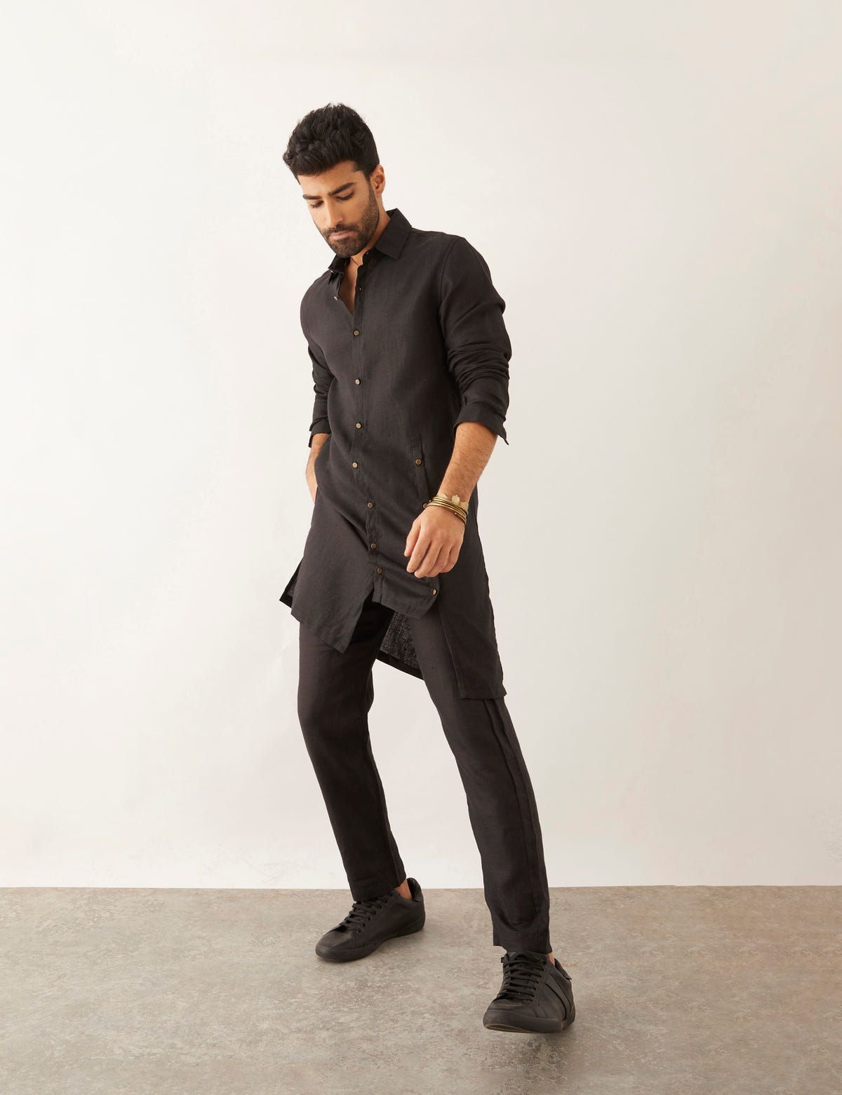 ZEND - KURTA - BLACK - image 5