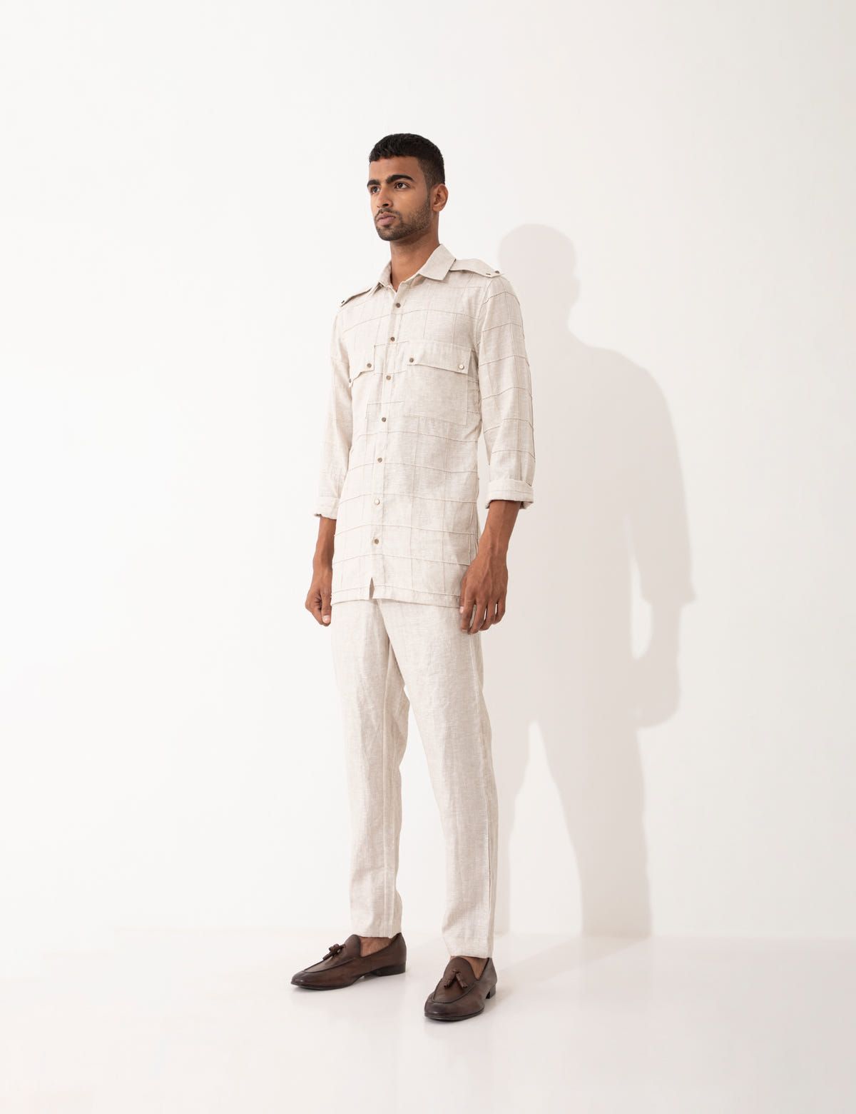NIKO SHIRT - IVORY - image 3