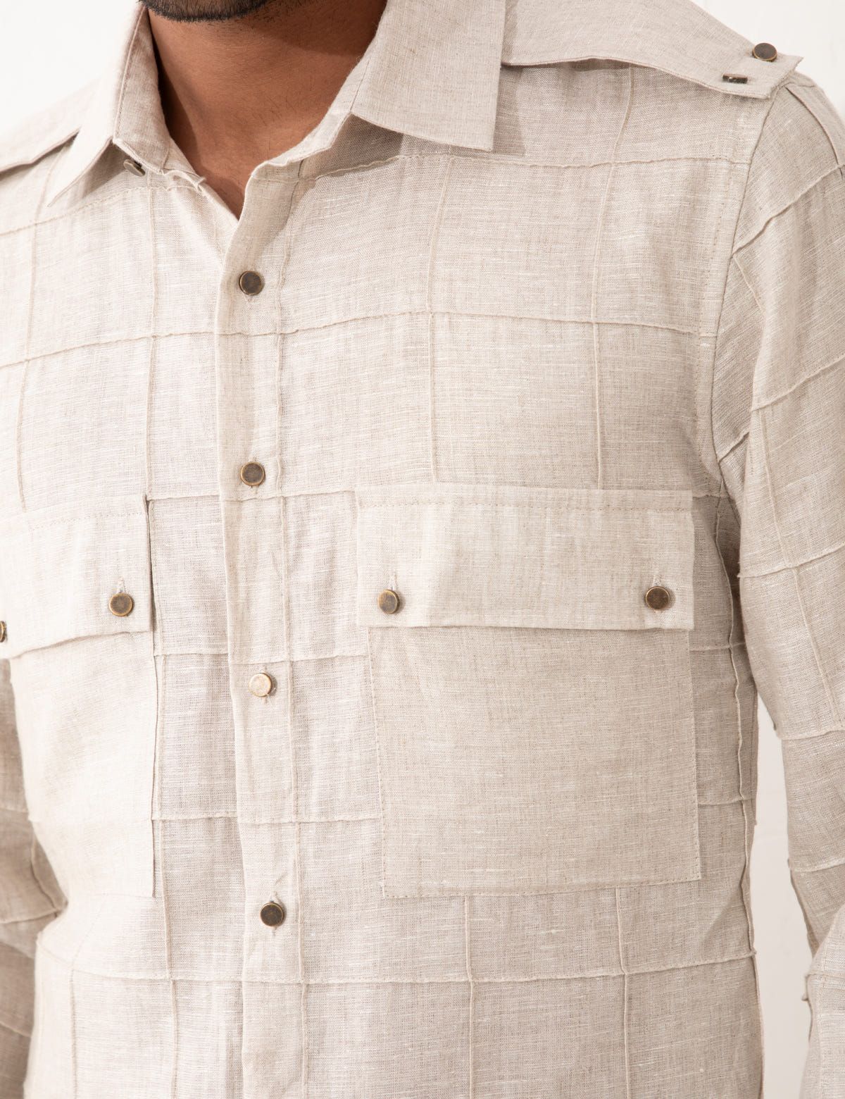 NIKO SHIRT - IVORY - image 6