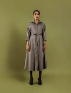 COMET DRESS - ASH GREY view 1