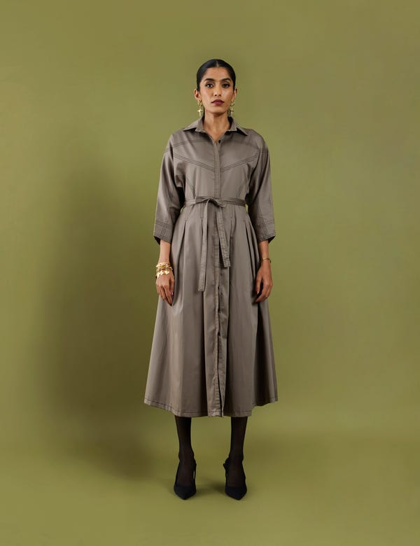 SON OF A NOBLE - SNOB — COMET DRESS - ASH GREY