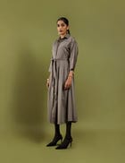 COMET DRESS - ASH GREY view 2