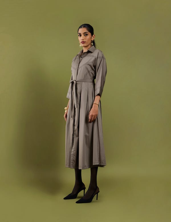 SON OF A NOBLE - SNOB — COMET DRESS - ASH GREY