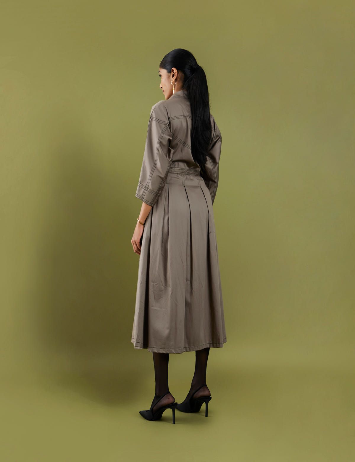 COMET DRESS - ASH GREY - image 3