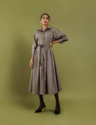 COMET DRESS - ASH GREY view 4