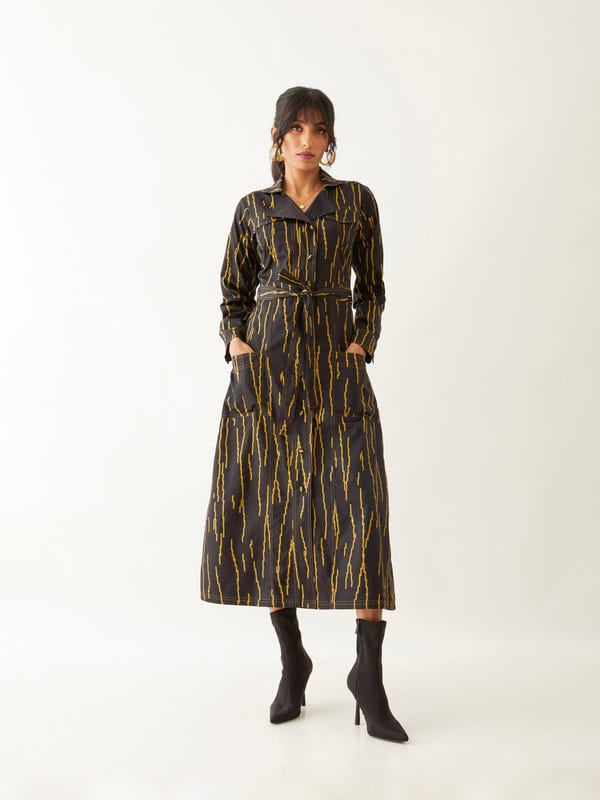SON OF A NOBLE - SNOB — MOLLY DRESS - BLACK