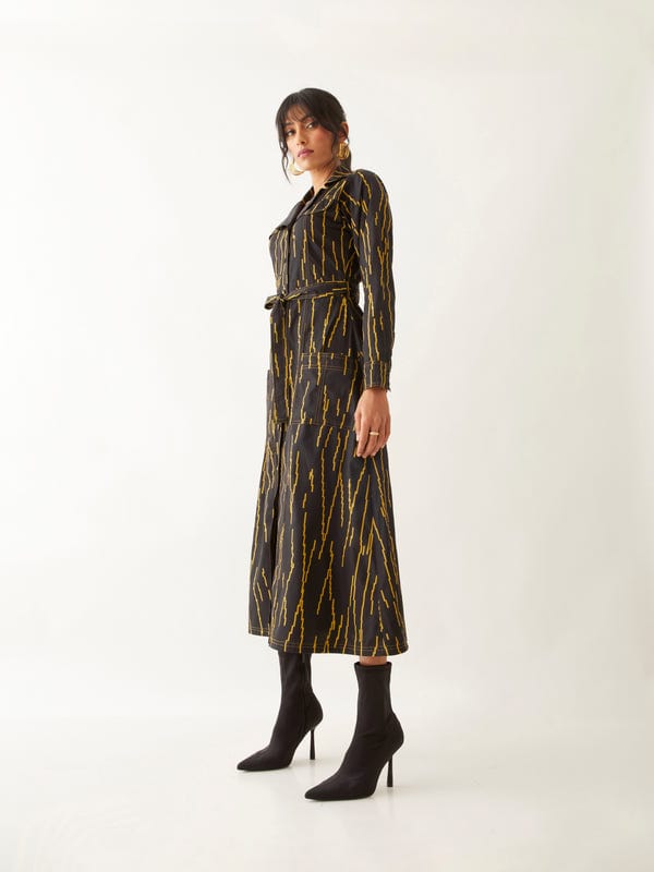 SON OF A NOBLE - SNOB — MOLLY DRESS - BLACK