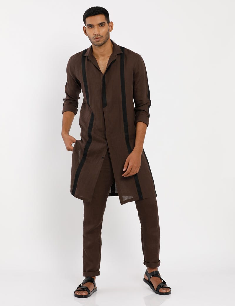 ELY KURTA - BROWN