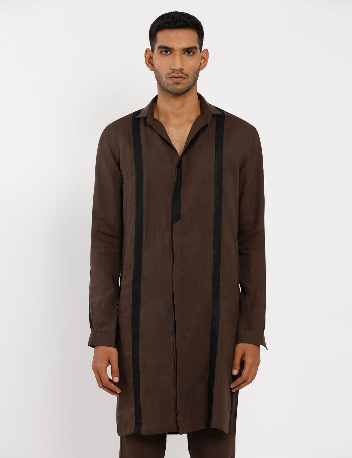 ELY KURTA - BROWN - image 3