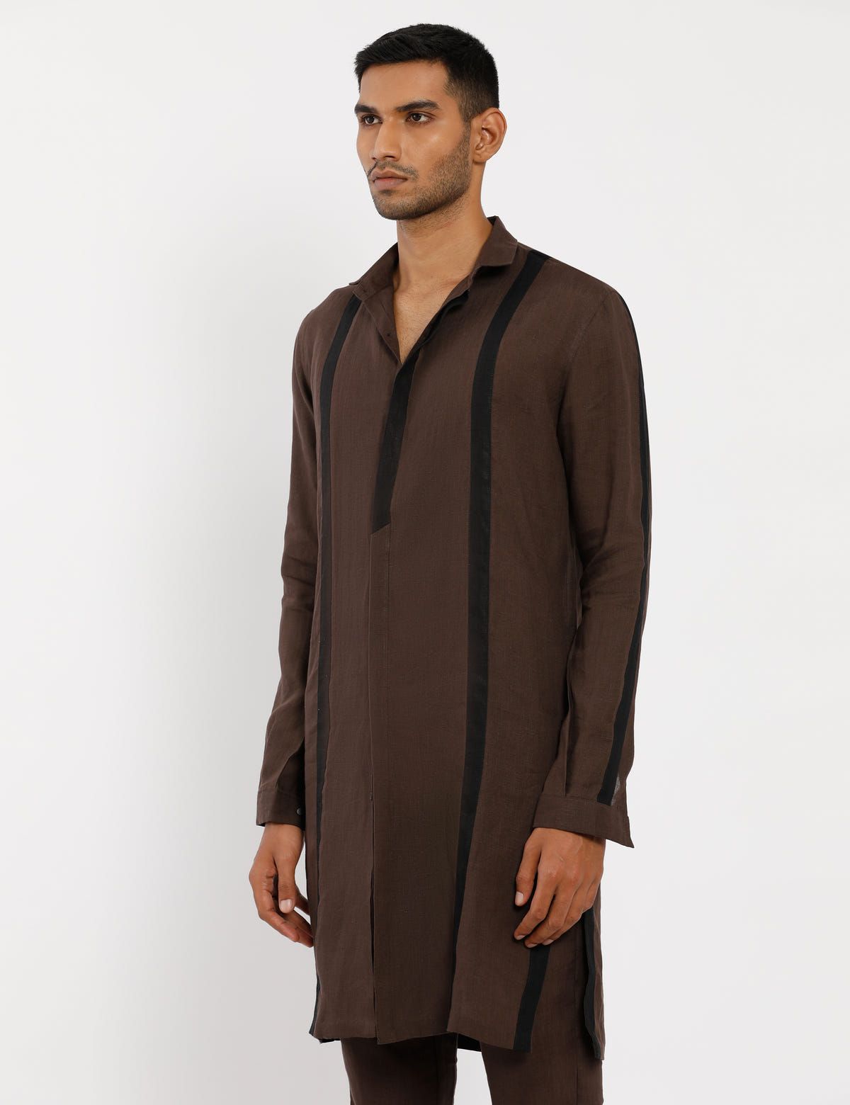ELY KURTA - BROWN - image 4