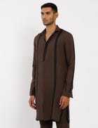 ELY KURTA - BROWN view 4