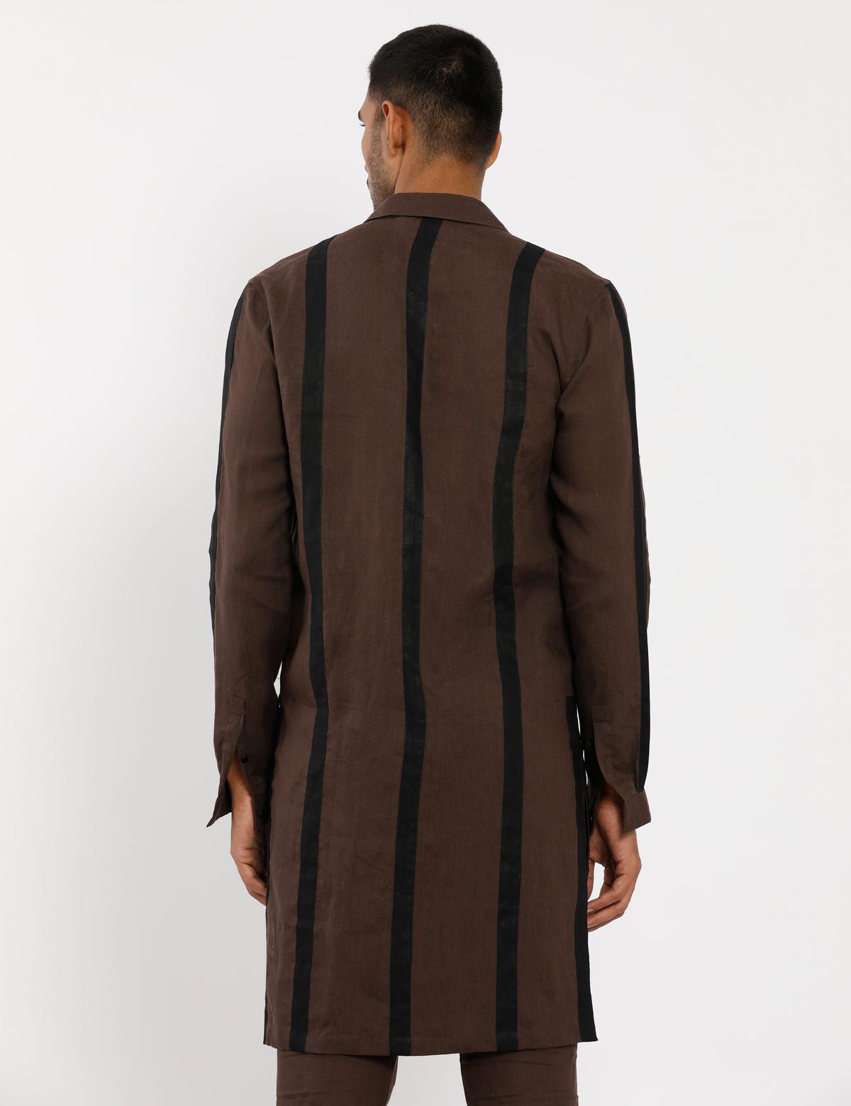 ELY KURTA - BROWN - image 5
