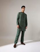Stephen Dapple Kurta Set - Sage view 2