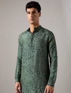 Stephen Dapple Kurta Set - Sage view 5