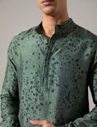 Stephen Dapple Kurta Set - Sage view 6